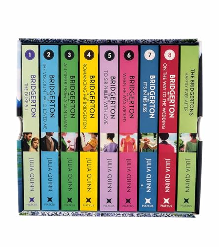Image of Bridgerton Family Complete Series #1-9 Books Box Set by Julia Quinn -Full Collection - Regency Historical Romance Novels
