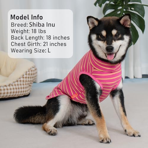 Image of KYEESE 2Pack Dog Sweater for Small Dogs Soft Pet Coats Fleece Sweatshirt | Warm Turtleneck Dog Pullover Clothes, 4-Way Stretch & Lightweight Vest, Doggie Coat in Cold Weather, Daily Wear