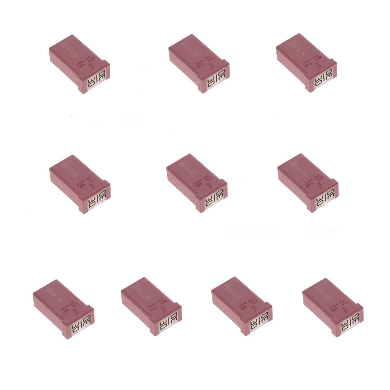 10 sztuk mini bezpieczników kartridżowych 30 A 32 V w kształcie MCASE
