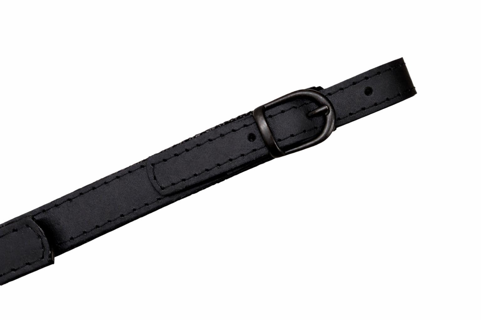 Harmonikariemen XL Luxus Schwarz S-Form Echtleder-Trageriemen für Steirische Harmonika gepolstert verstellbar ergonomisch