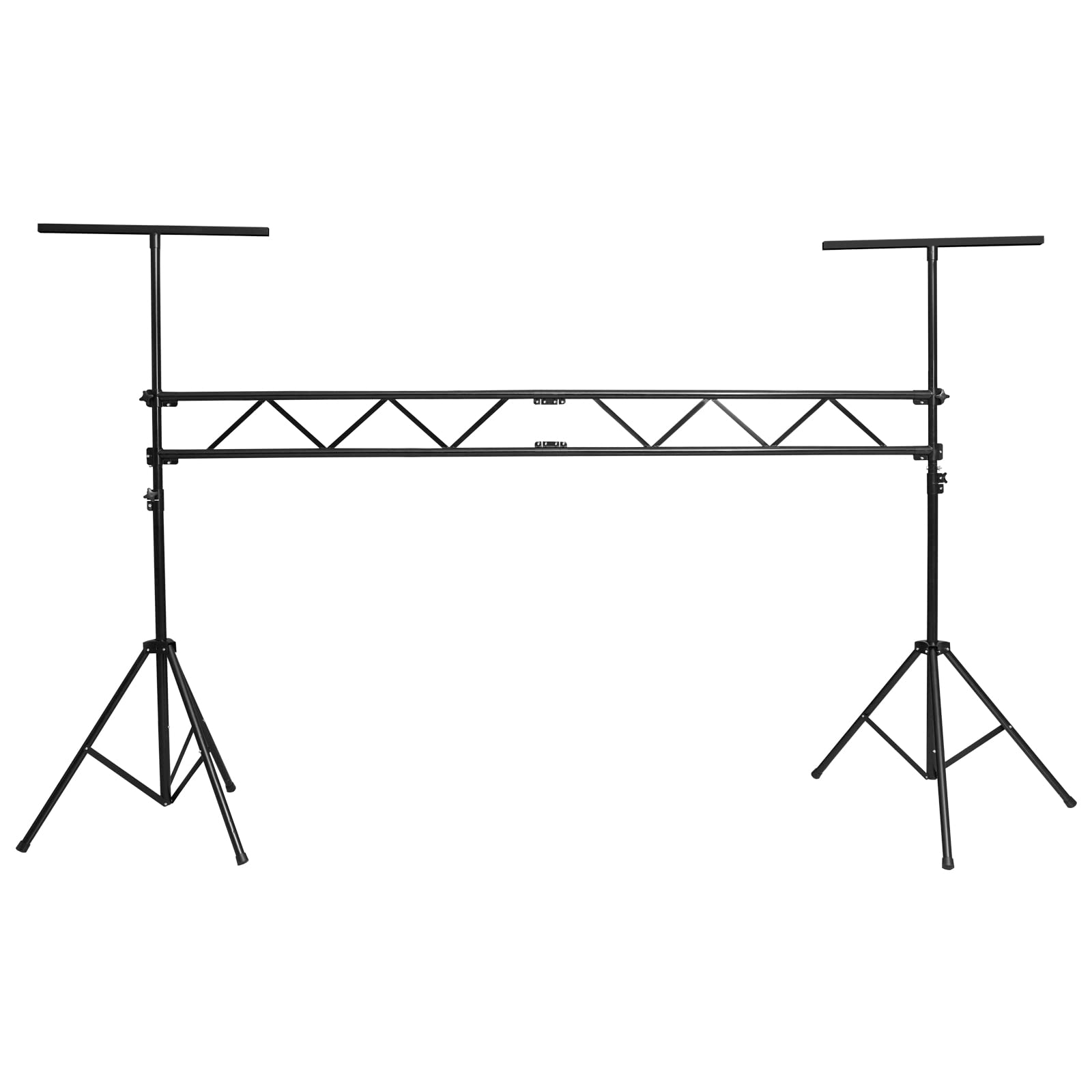 DJ Light Stand, Portable DJ Lighting Truss, Free Standing T-Bar Trussing Stage System, Heavy Duty Metal Lighting Truss with 176.3Lbs Load-Bearing Capacity, Stage Lighting Truss for Wedding Concert