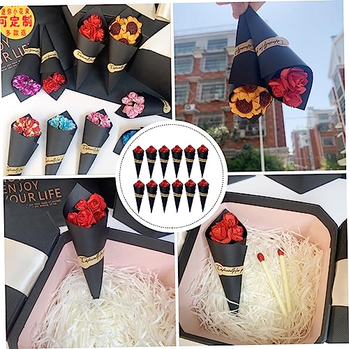 20 piezas mini ramo de flores secas para decoración miniatura 5