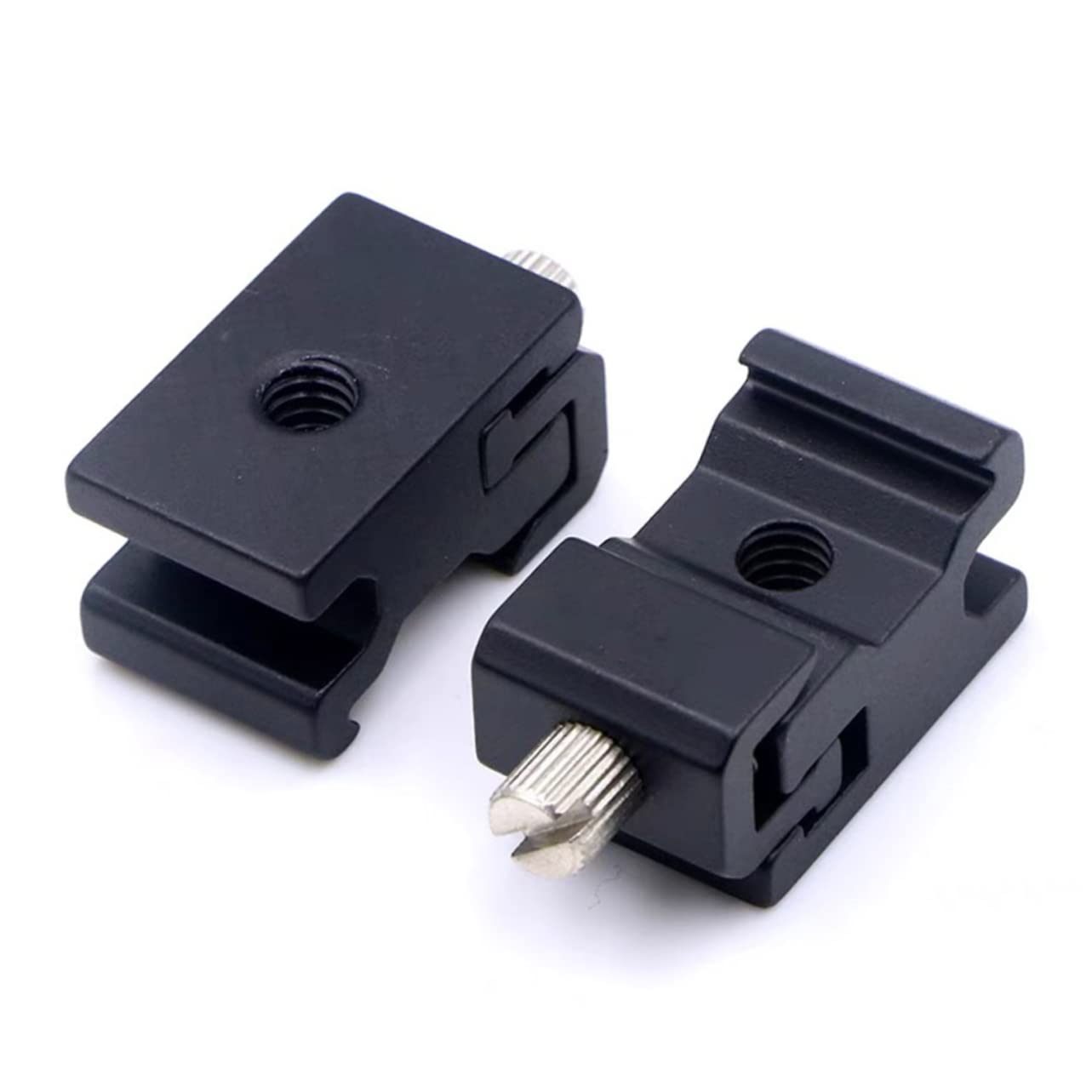 CIYODO Multi-Function Camera Tripod Screw Adapter Set 1/4 Inch Threaded Shoe Mount Hot Shoe Interface Aluminum Alloy Compatible