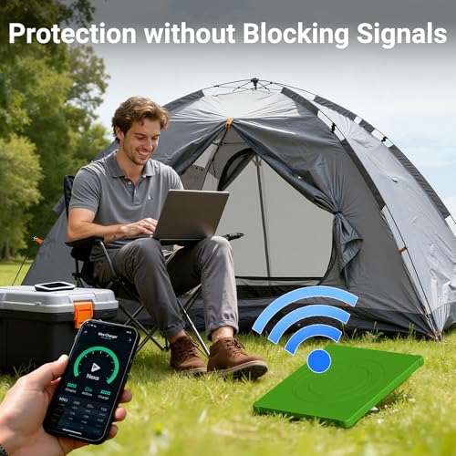Image of DAIERTEK Starlink Mini Silicone Cover, Green Protective Case | Waterproof, Anti-Scratch, Satellite Dish Accessories, Outdoor Travel RV /Camping