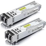 10Gtek 1000Base-SX SFPモジュール, 1.25G SFP, 850nm MMF, 最大550m, 光トランシーバ, Cisco GLC-SX-MMD/GLC-SX-MM/SFP-GE-S、Netgear、Ubiquiti UF-MM-1G、Mikrotik S-85DLC05D、D-Link、Supermicroなど互換 2個入り