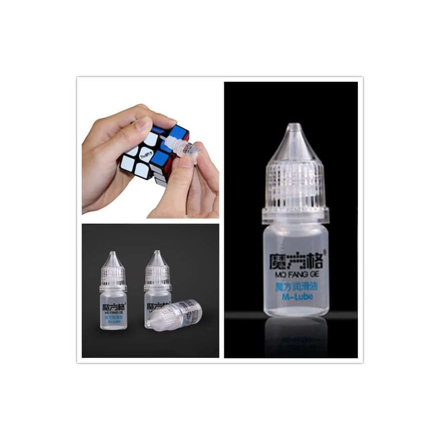 Image of QiYi M Lube 3ml - MoFangGe Medium-Low Viscosity Speed Cube Lubricant | Professional Cube for Smoother Turning, Reduced Friction & Long-Lasting Performance | Compact Bottle with Twist Cap