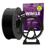 Filamento ABS de 1,75 mm Gagat negro, bobina de 250 g, filamento para impresora 3D, resistente a altas temperaturas, materiales de impresión 3D, alta resistencia y resistente a los golpes, técnica