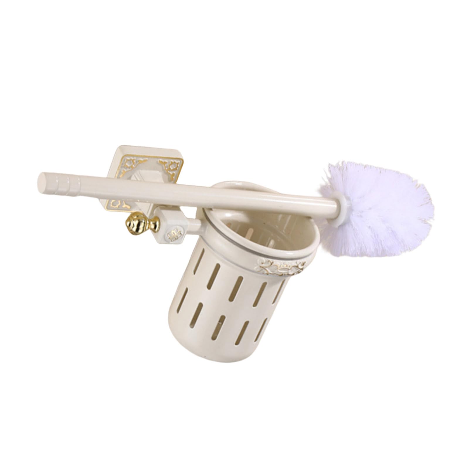 Hygienic Removable Head Toilet Brush Holder for Easy Maintenance Durability Toilet Brush