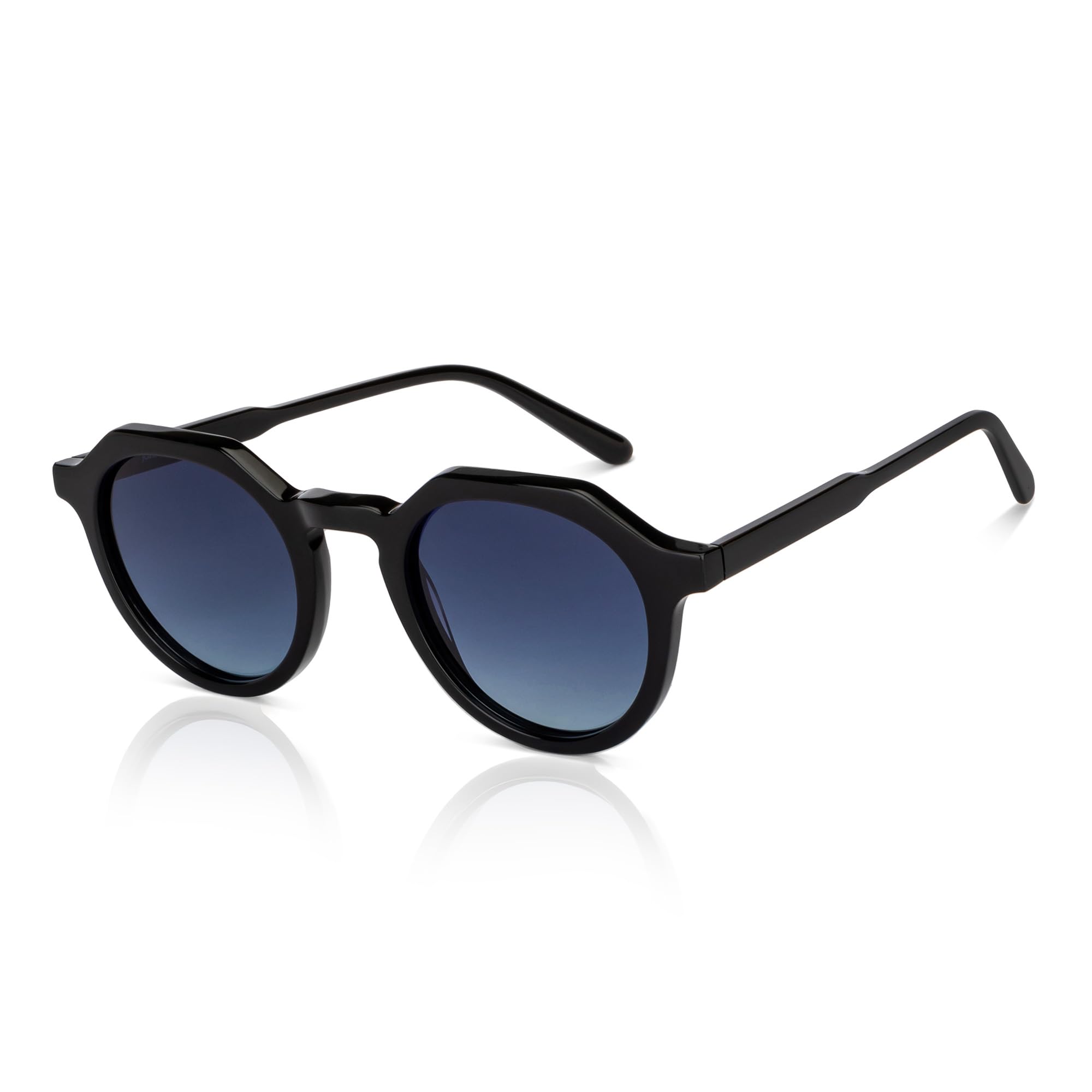 john jacobs Full Rim Square Sunglasses | Polarized and 100% UV Protected | For Men & Women | X-Large | JJ S14668-picture-22