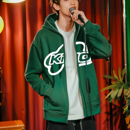 Mens Letter Printed Hoodies Harajuku High Street Hooded Sweatshirts Zip Y2K Graphic hoodies3