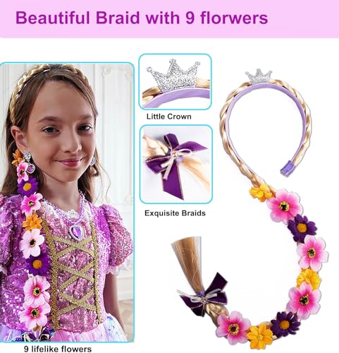 Disfraz de Princesa de Nieve para Niñas de 5-6 años miniatura 5