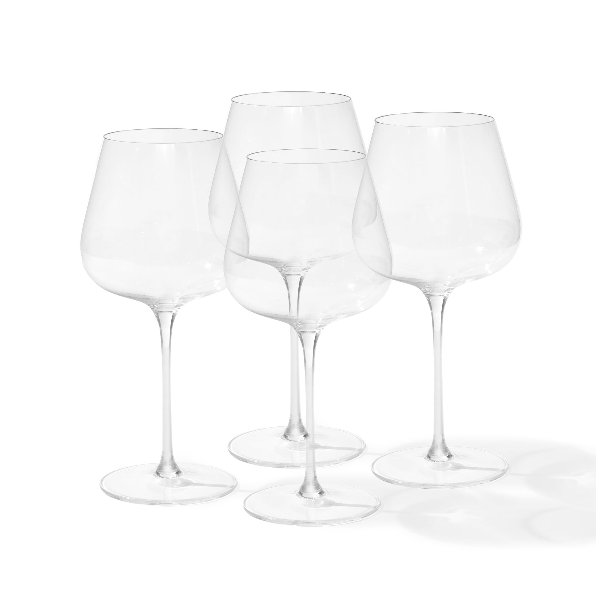 Made In Cookware - Red Wine Glasses - Set of 4 - Dishwasher Safe - Crafted in Germany