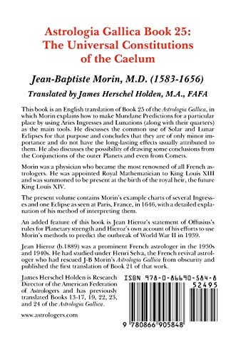 Astrologia Gallica Book 25