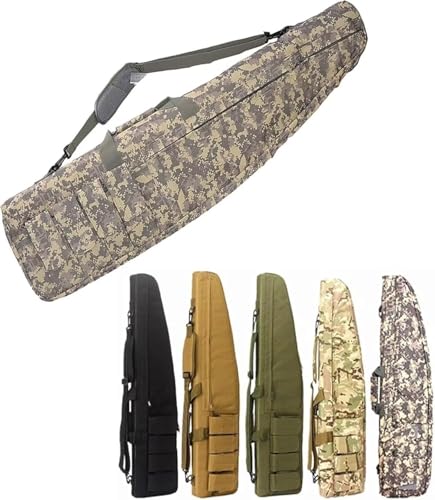 Genérico Estuches Blandos para Rifles Estuche Largo para una Sola Pistola para Escopeta o Rifle Estuches para Armas de Fuego de Tiro al Aire Libre con Acolchado de Espuma Estuche para Pistola clásico