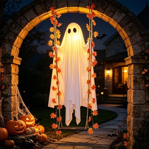 Fantasma di Halloween da Appendere su Altalena Decorazioni...