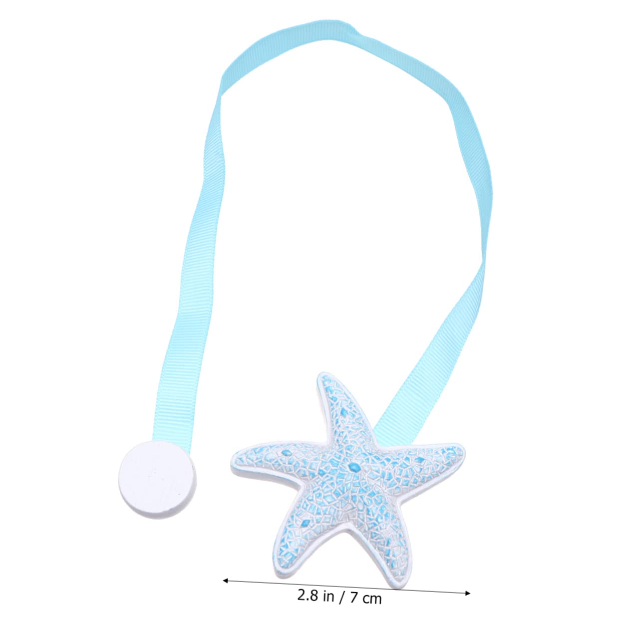 MAGICLULU 3 Ensembles Attaches De Rideaux Boucle De Rideau Magnétique Embrasses De Rideaux Côtiers Maison Ceinture Modernes Aimant De Réfrigérateur Retenues Blue 2 Pièces * 3