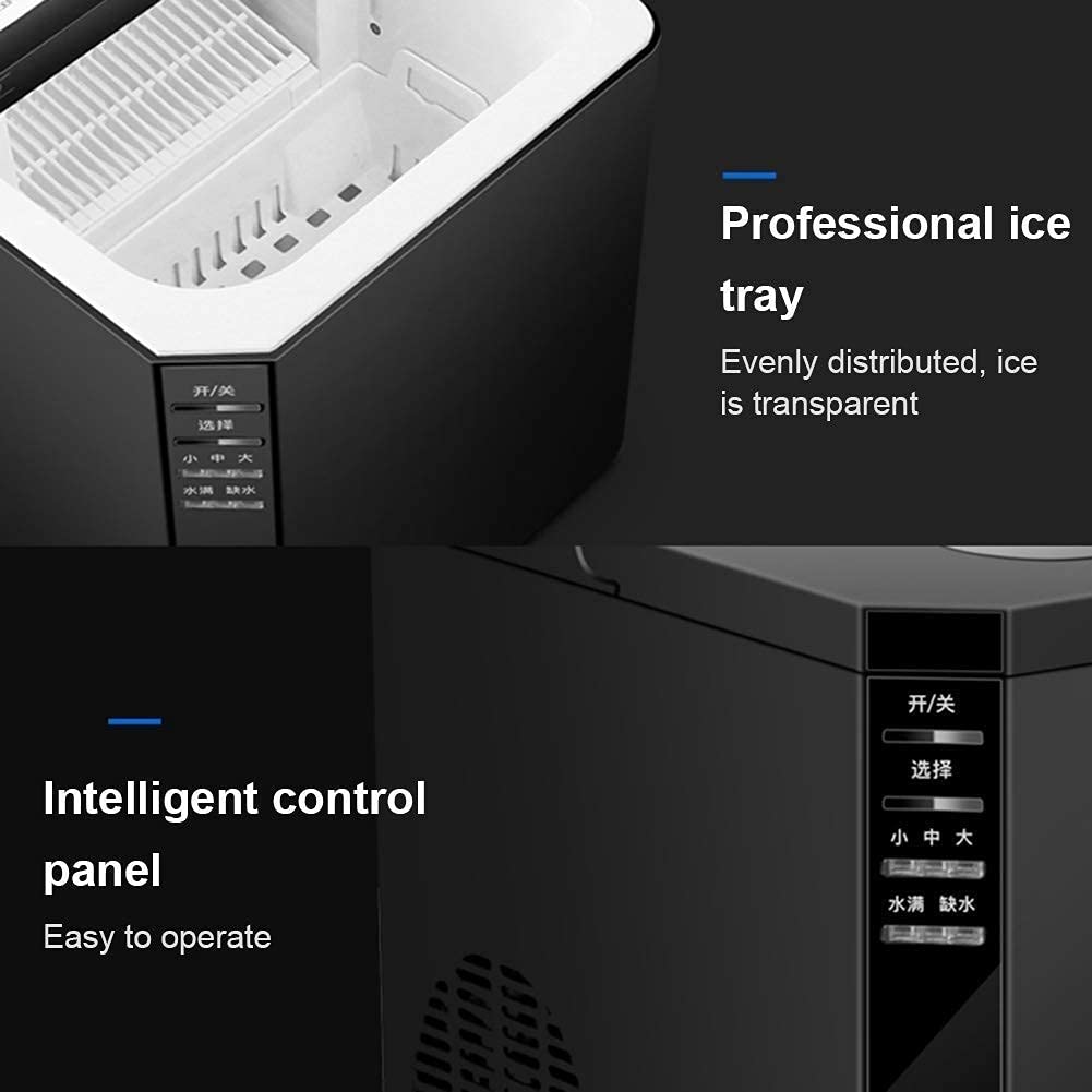 Attrezzatura per la casa Desktop della Macchina per Il Ghiaccio Ice Cube Maker, Solo 10 Minuti per congelare la capacità di 25 kg