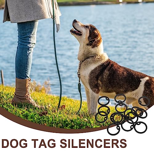 15pcs Militärische Hundemarke für Authentische Militärische Hunde und Katzen ID-Tags - Tag-Z Hundemarke Schwarz