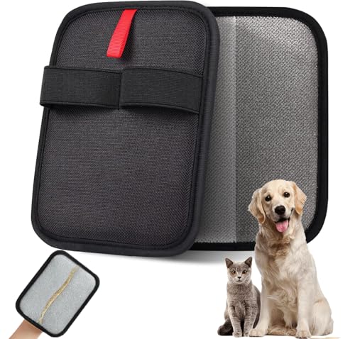 Gant d'épilation pour chats et chiens élimine les poils incrustés sur vêtements et rideaux