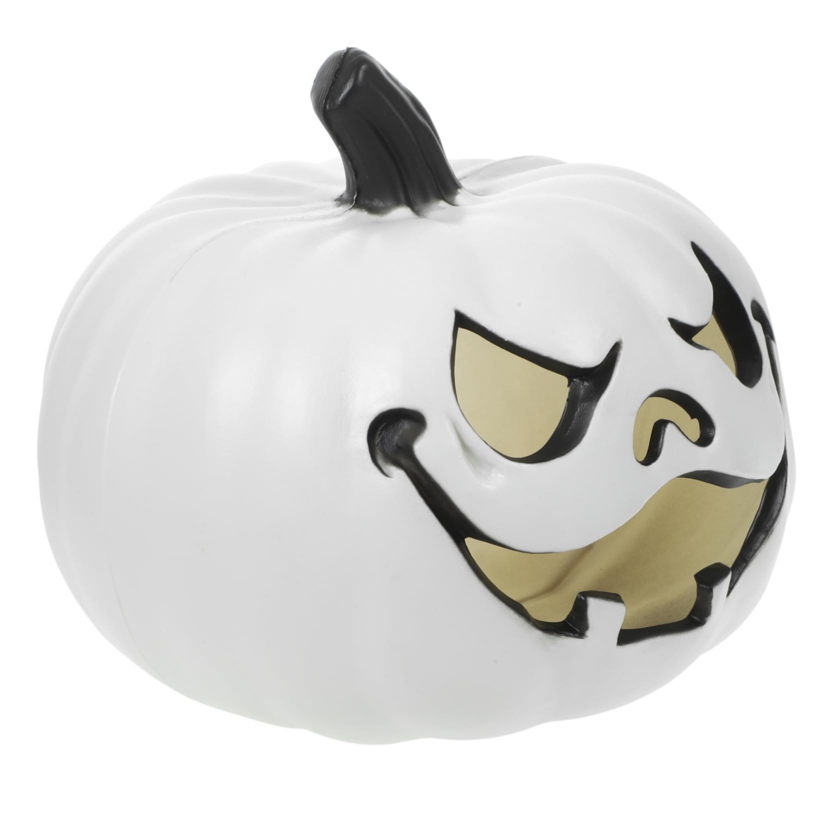 BESTonZON Halloween Pumpkin Light Pumpkin Lamp for Spooky Unique Halloween Decoration for Table Farmhouse Style Battery Not Included