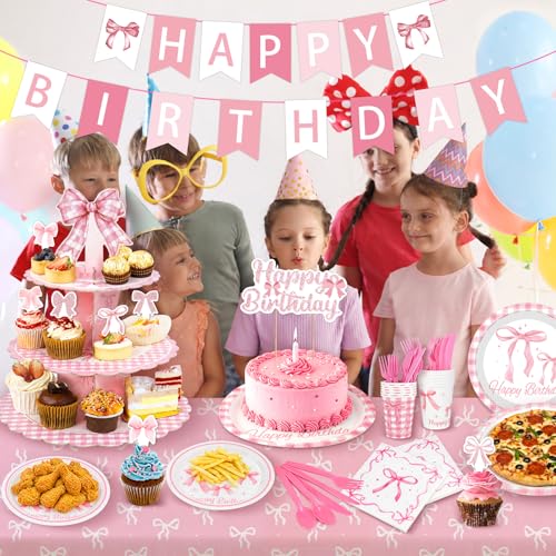 Save 50% on 198-Piece Pink Ribbon Party Kit - Image 7
