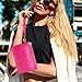 K.E.J. Clutch Purses for Women Wallet Wristlet Purses Hot Pink Wallet Small Purse Wristlet Handbags Zipper Purse for Women Ladies Christmas Gifts