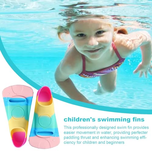 Aletas de natación para niños de silicona de grado alimenticio duradera 2