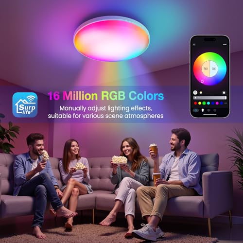 Smart Ceiling Light with Music Speaker