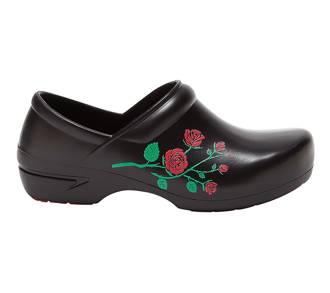 Anywear SR Angel Nursing Clogs - Non-Slip Work Shoes for Women & Men - Slip-Resistant Cushioned Nursing Shoes