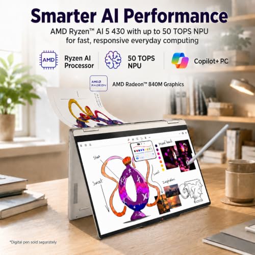 Lenovo Yoga 7a 16" 2-in-1 Touch Laptop, Ryzen AI 5 430, WUXGA IPS - image 2