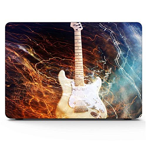 13 in Laptop Case Jazz Rock Cool Electric Guitar for Boy Plastic Hard Shell Compatible Mac Air 11 Pro 13 15 Laptop Cover Protection for MacBook 2016-2019 Version