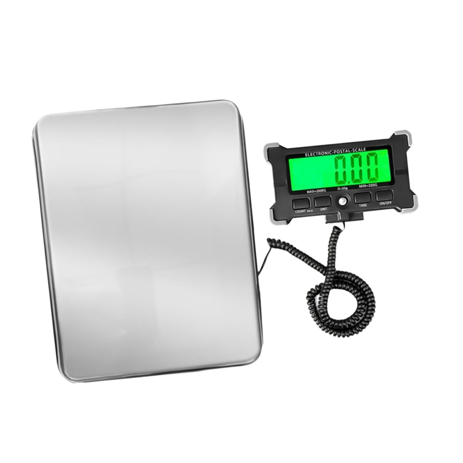 Almencla Balance Numérique pour Courrier, Pesage pour Entrepôts, 120 Kg/10 G, Balance D'expédition pour Lettres