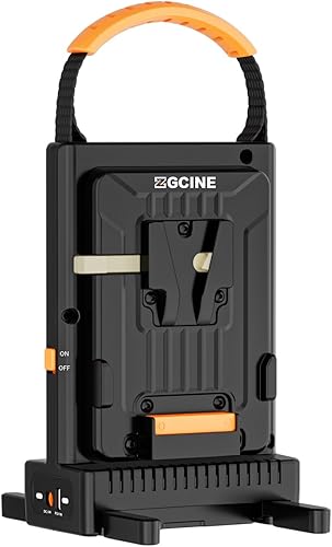 Miniatura 7 de ZGCINE VM-C2 Kit de cargador dual para batería V-Mount V Lock, con fuente de alimentación USB-C PD100W, también compatible con Smallrig Neewer