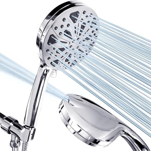 Filtered Shower Head with Handheld, Likense 10 Modes Spray Combo High