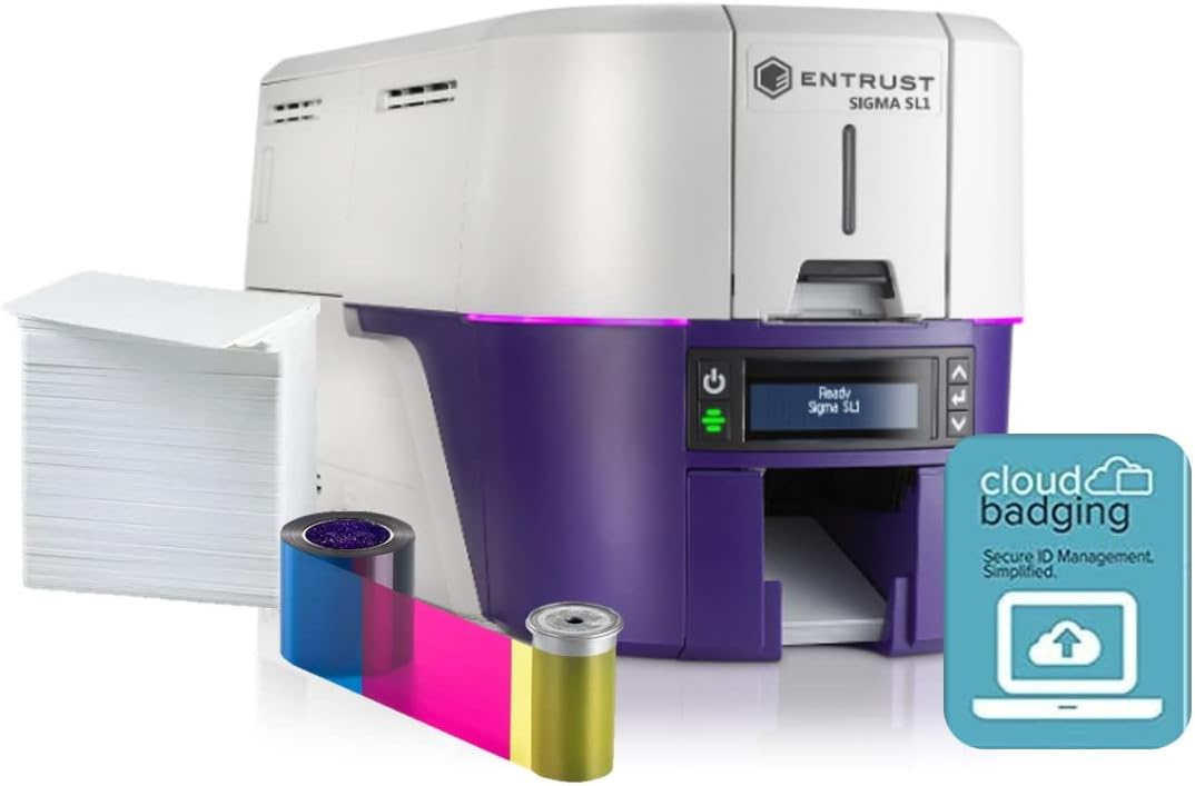 Entrust Datacard Sigma SL2 ID Card Printer DualSided