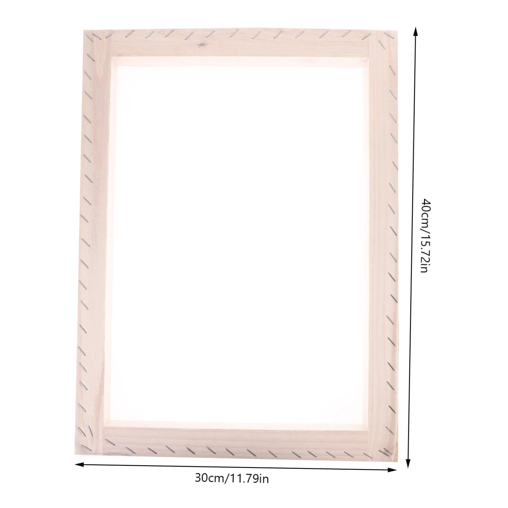 Uonlytech Kit per Serigrafia Fai da Te Telaio in Legno Riutilizzabile 8 Pezzi per Stampa su Tessuto e Banner, per Progetto DIY