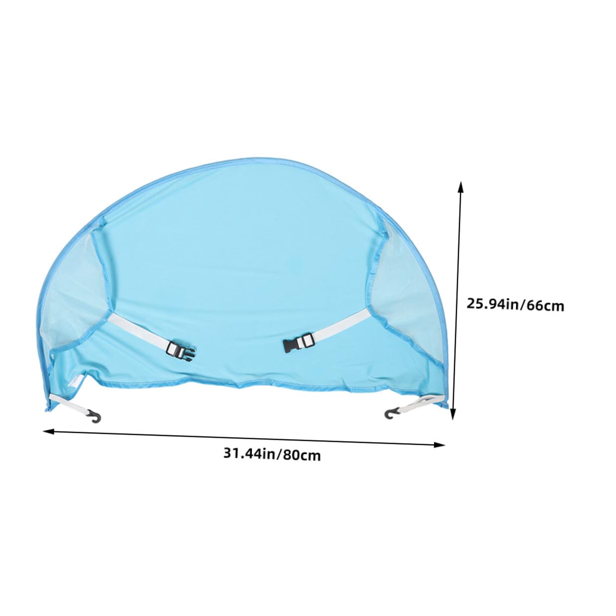 2pcs Universal Stroller Sun Shade Canopy Full-Cover UV Protection Weatherproof Cover for Outdoor Use