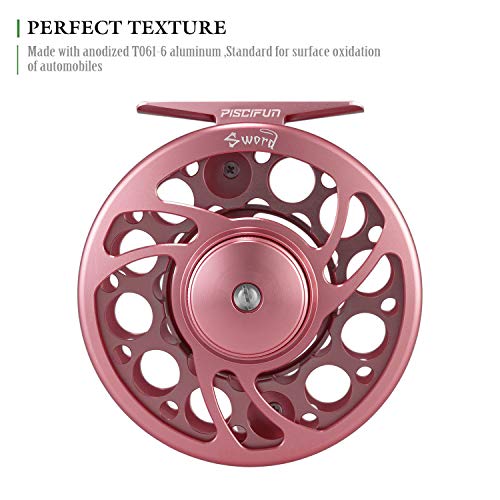 image for Piscifun Sword Fly Fishing Reel with CNC-machined Aluminum Alloy Body 