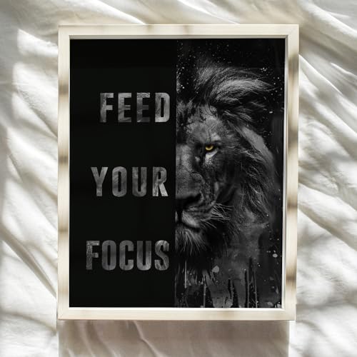 Yellowbird Art & Design Home Gym Decor, Office Decor - Motivational Wall Art For Men - Abstract Masculine Wall Decor - The Man Cave Sign - Room Decor For Men - Home Office Wall Art - Inspirational Quote - Success Boss Gifts thumb #7