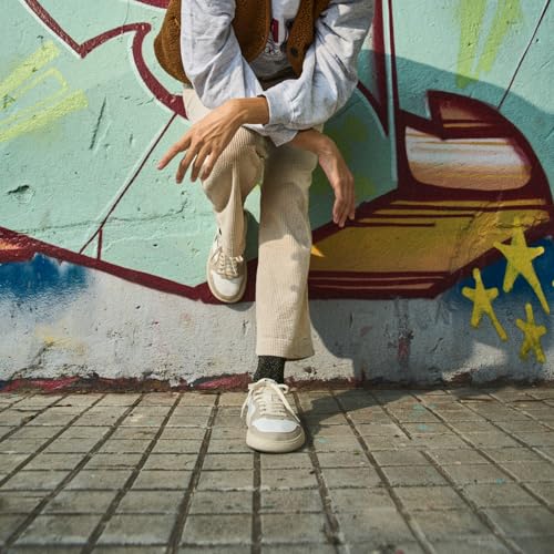 Image of Mango Barefoot Sneakers - 80's Retro Street Style - Unisex Minimalist Shoes - Zero-Drop Flexible Sole - Lightweight Design - Vegan Materials