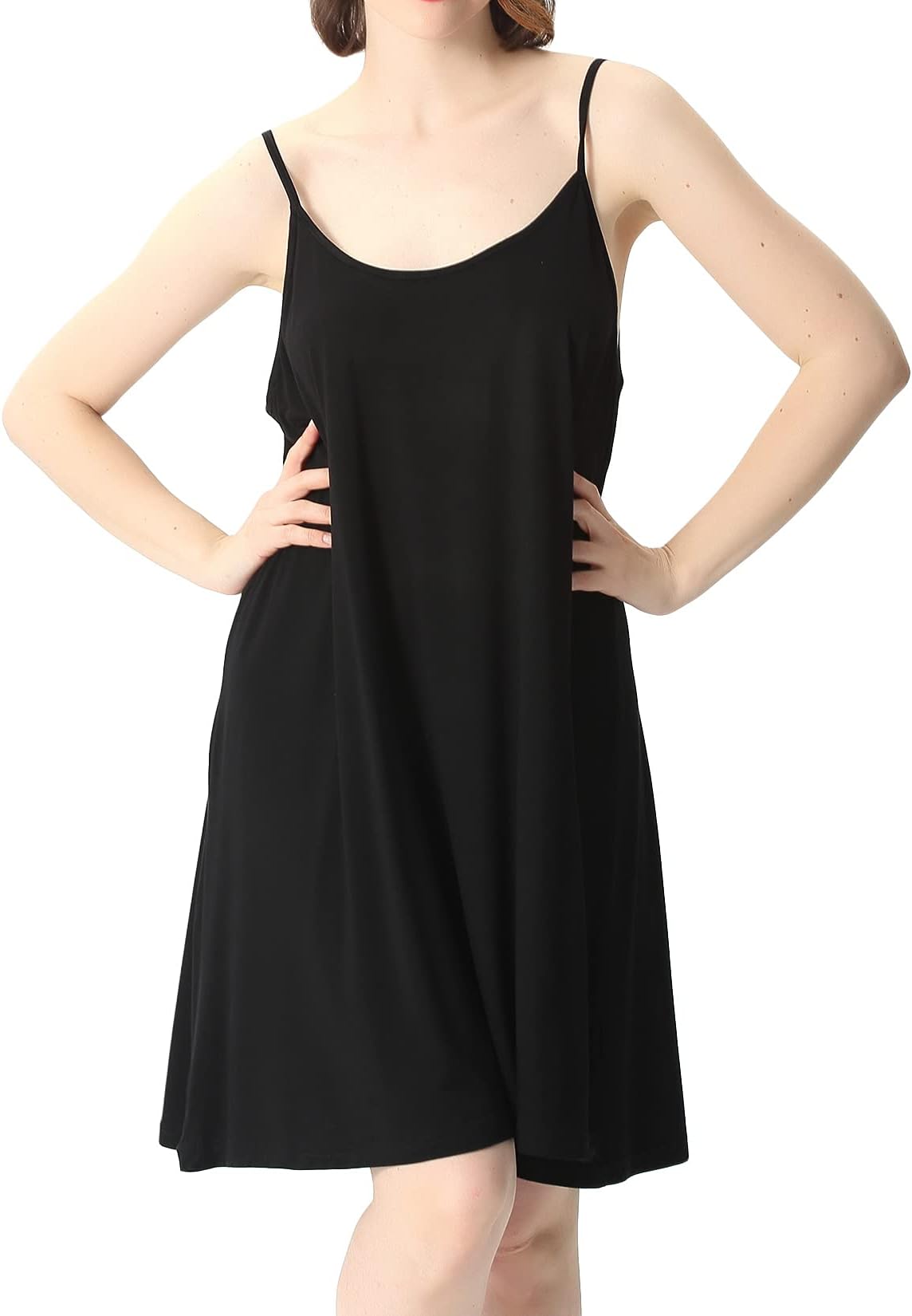Women's Nightgown Cami Cotton Sleepwear Plus Size Sleeveless Loungewear