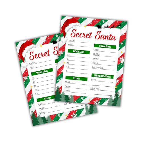 Fiche Secret Santa et liste de souhaits de Noël pour animer vos fêtes de fin d'année au bureau