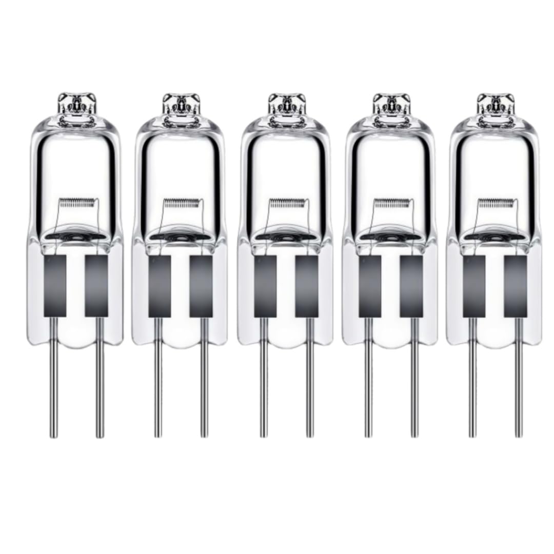 LISOCLU G4 Halogen Lamps 6v 12v 24v 110v 220v 5w 10w 20w 28w 35w 40w 50w Warm White 3000k Dimmable G4 Halogen Lamps Kitchen Kitchen Living Room Bedroom (6V-35W/5PCS)
