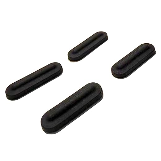 Replacement Laptop Bottom Case Rubber Feet Foot Cover,4Pcs Non-Slip Rubber Feet Compatible with Lenovo Thinkpad P50S T550 T560 W550S