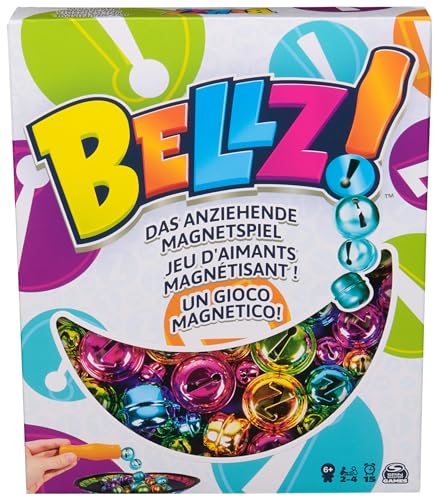 Spin Master Games Bellz!, das anziehende Magnetspiel für die ganze Familie, mit Magnetstab, bunten Glöckchen und Geschenktasche für unterwegs, für Kinder Spin Master Games Bellz!, das anziehende Magnetspiel für die ganze Familie, mit Magnetstab, bunten Glöckchen und Geschenktasche für unterwegs, für Kinder