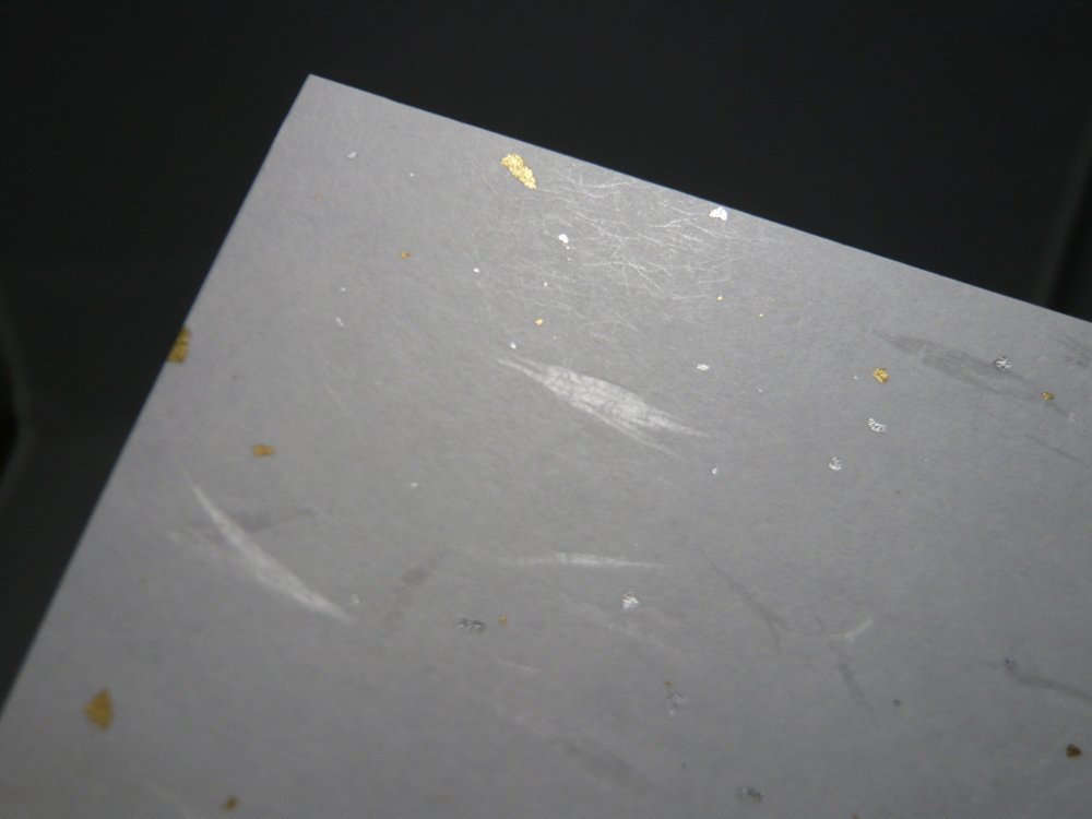 [Amazon.co.jp Exclusive] Washi Kawasumi OA Washi A4 Echizen Washi, Gold and Silver Sando, Dairei Paper, White Paper for Printers, 50 Sheets