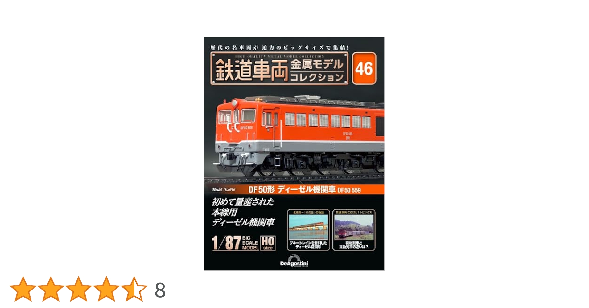 鉄道車両 金属モデルコレクション 46号 (DF50形 ディーゼル機関
