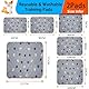 Waschbar Haustier-Urinunterlage, 2 Stück Wiederverwendbare Welpenunterlagen Matte für Hunde, Schnell Absorbierend Puppy Pads für Hunde, Katzen, Meerschweinchen -- 45x60cm