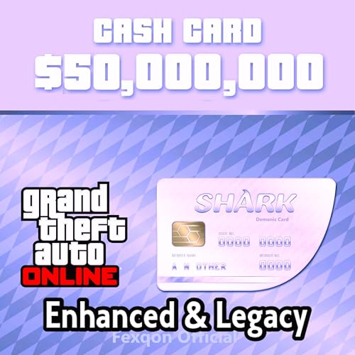 Image of Fexqon Grand Theft Auto Online - $50,000,000 Demonic Shark Cash Card PC (No CD /DVD)