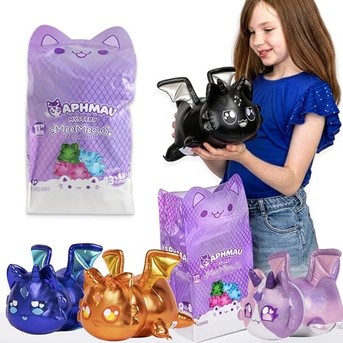 Aphmau MeeMeows 11” Classic Mystery Plush, Dragon, YouTube Minecraft Gaming Channel, Aphmau Plush...
